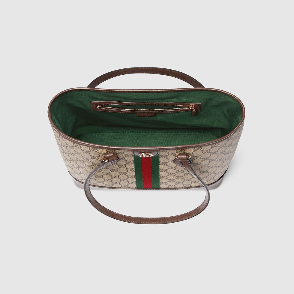 Thumbnail: Gucci Ophidia medium tote bag - beige and brown GG fabric