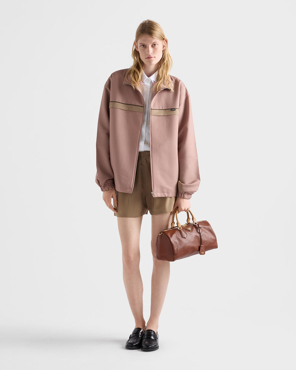 Prada Evasion large top-handle bag in palisander leather – view 2