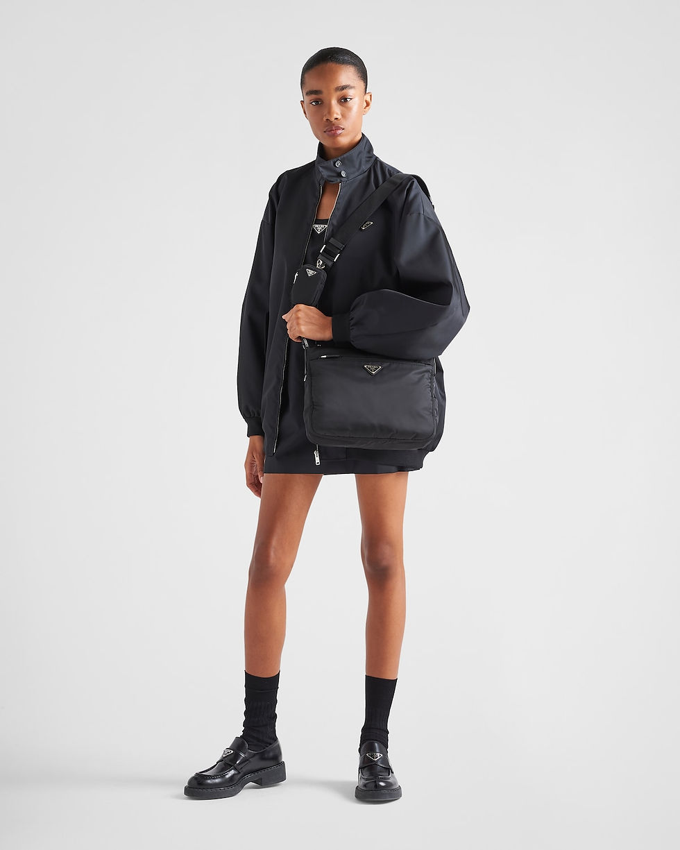 Prada multi-pocket shoulder bag in black Re-Nylon – view 2