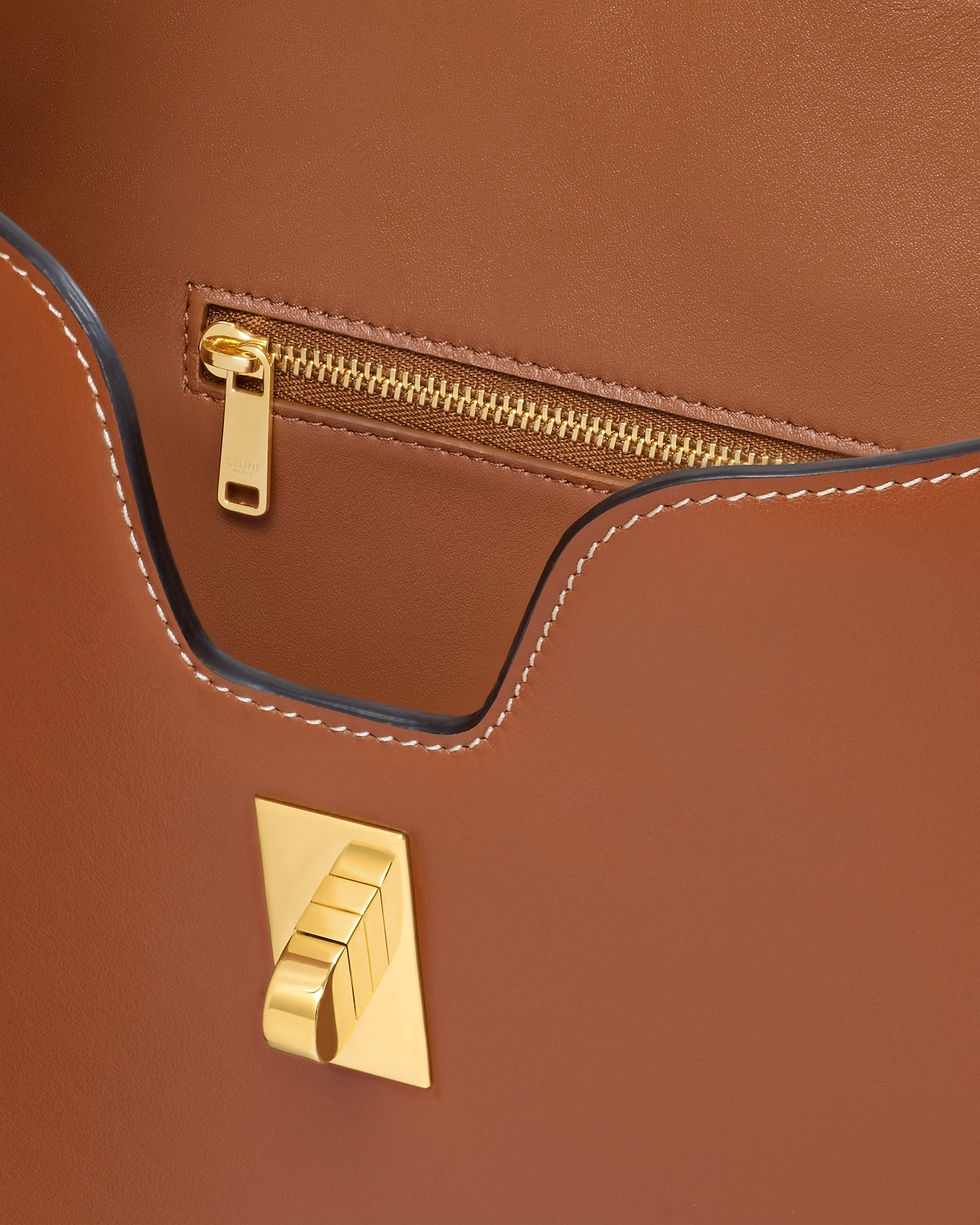 Thumbnail: Celine Medium Camille 16 Soft bag in tan smooth calfskin – view 5