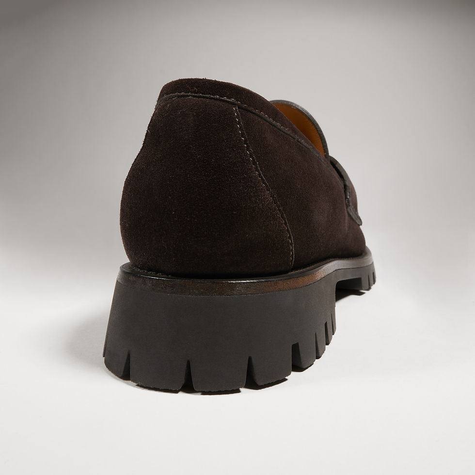 Thumbnail: Gucci Women's loafer with Horsebit - dark brown suede