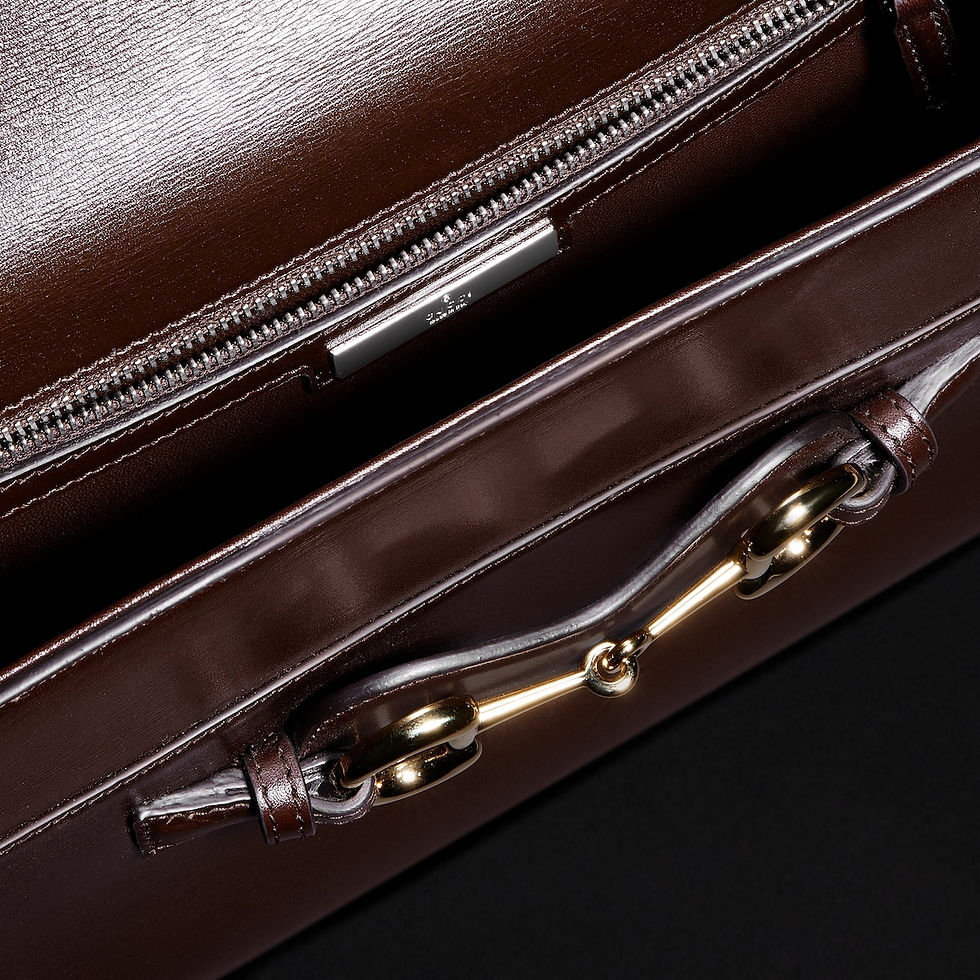 Thumbnail: Gucci Horsebit Duomo medium top handle bag - dark brown leather