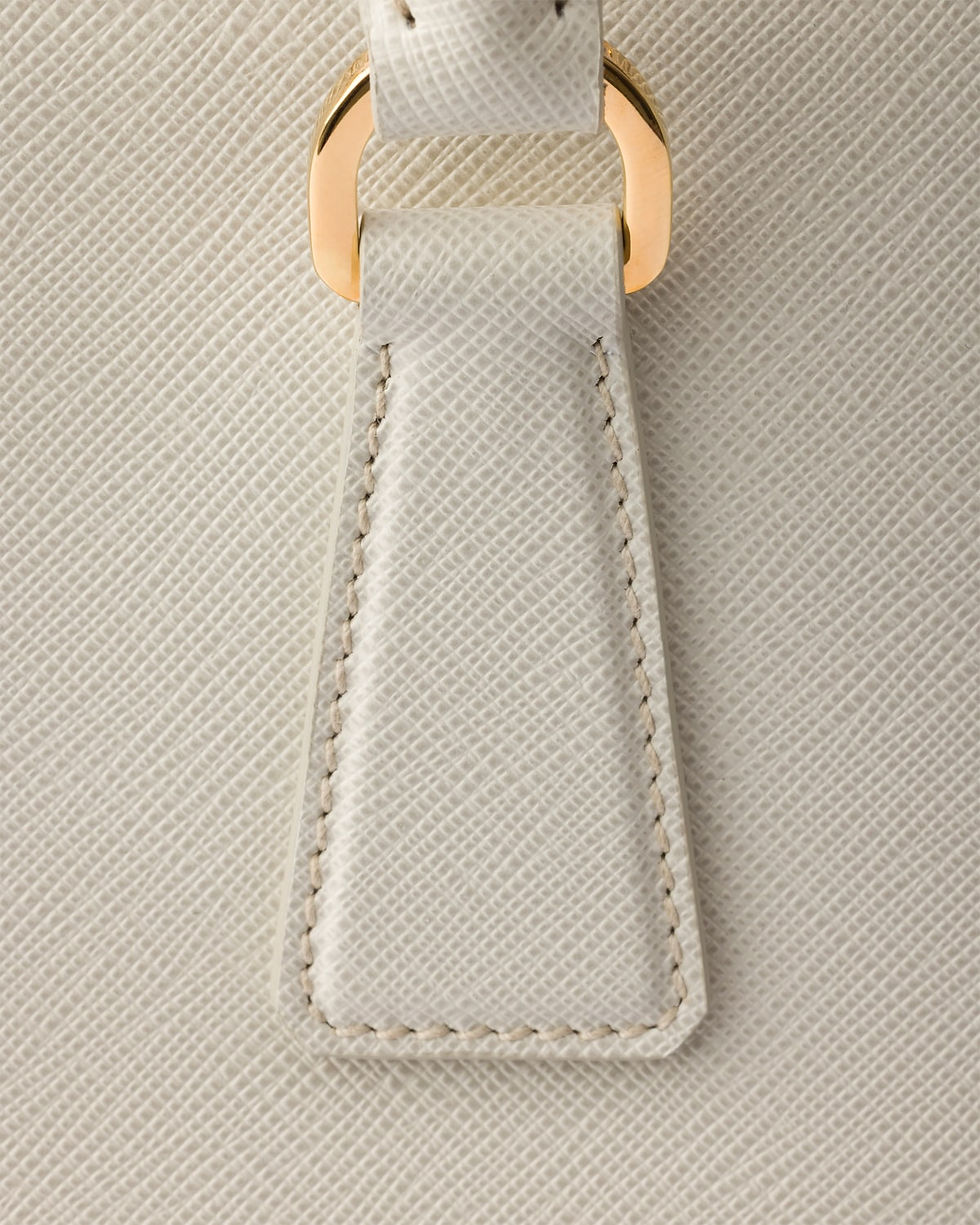 Thumbnail: Prada Galleria large bag in chalk white Saffiano leather – view 7