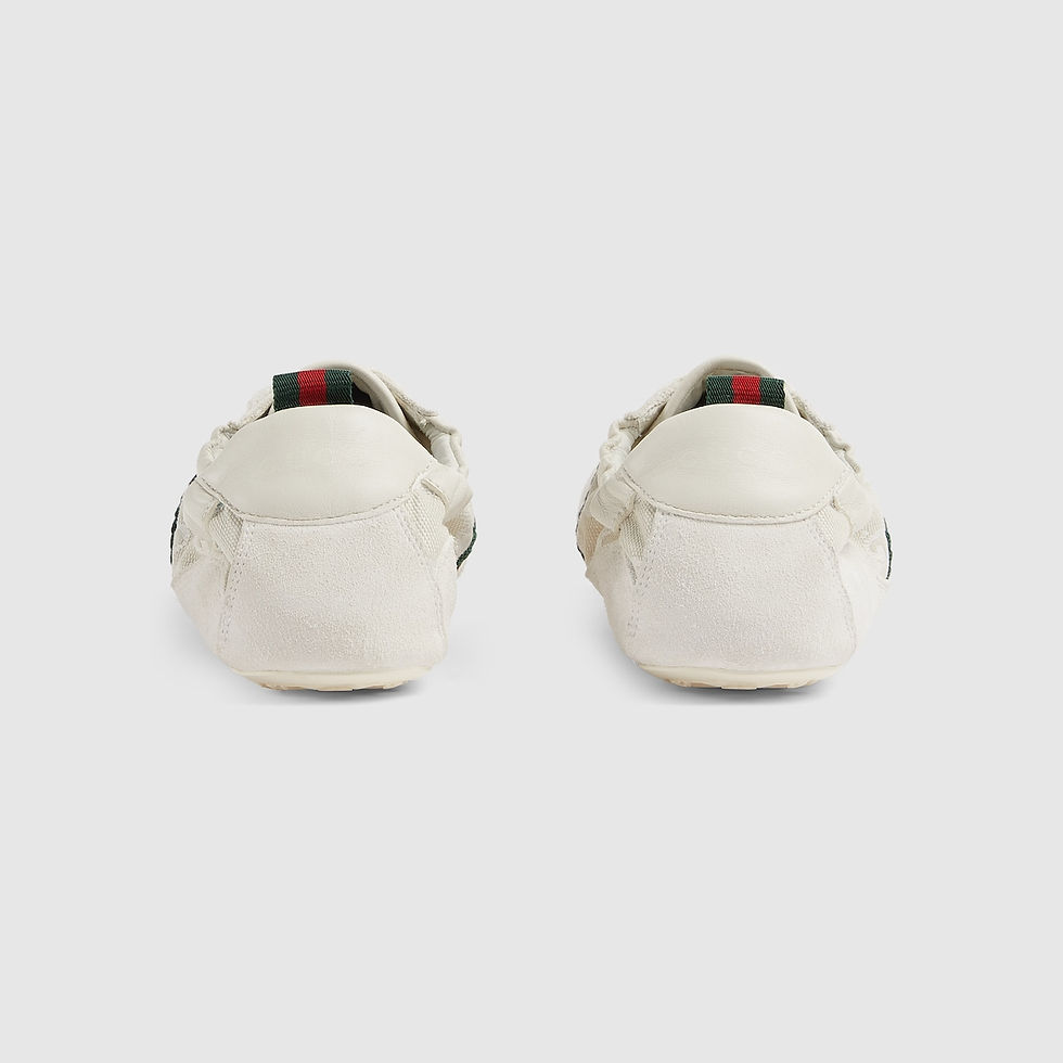 Thumbnail: Women's Gucci Shift trainers - white GG canvas