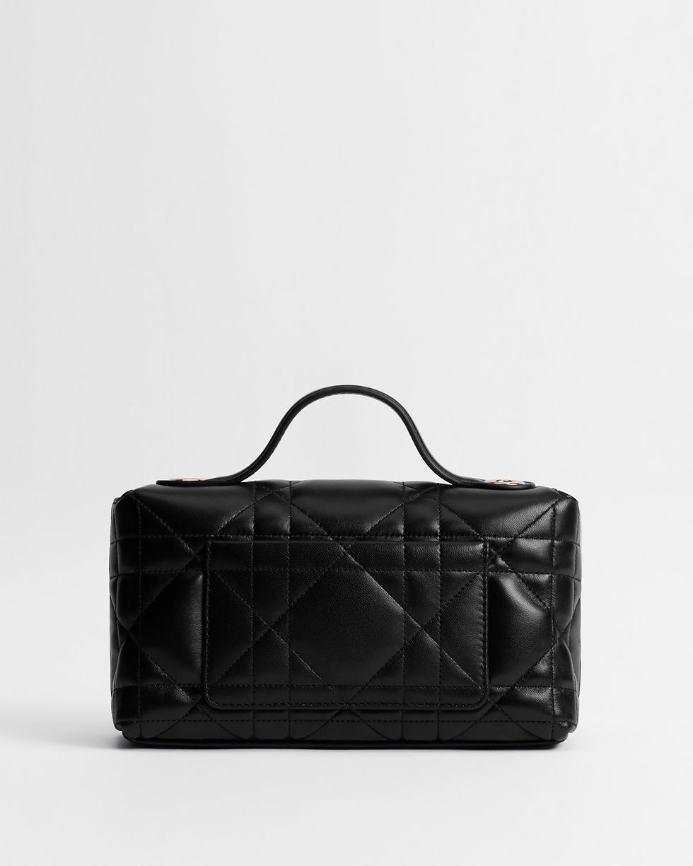 Thumbnail: Dior My Tender Dior Mini Bag in black Macrocannage lambskin – view 3