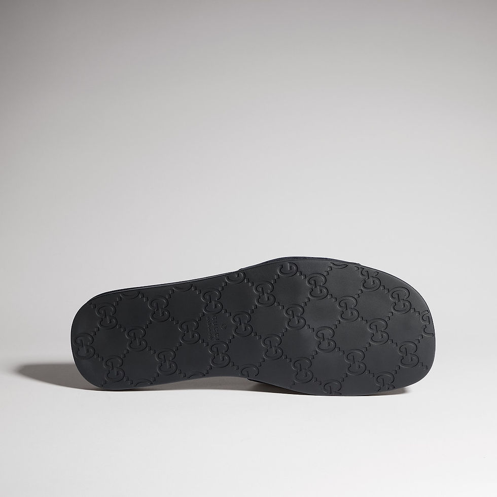 Thumbnail: Gucci Men's slide sandal - black