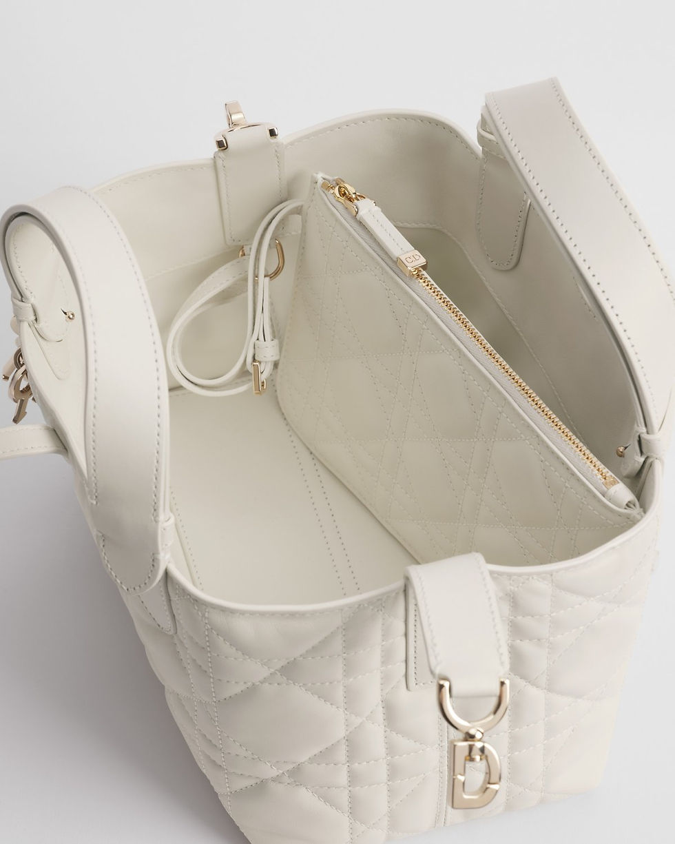 Thumbnail: Dior Toujours Small bag in latte Macrocannage calfskin – view 2