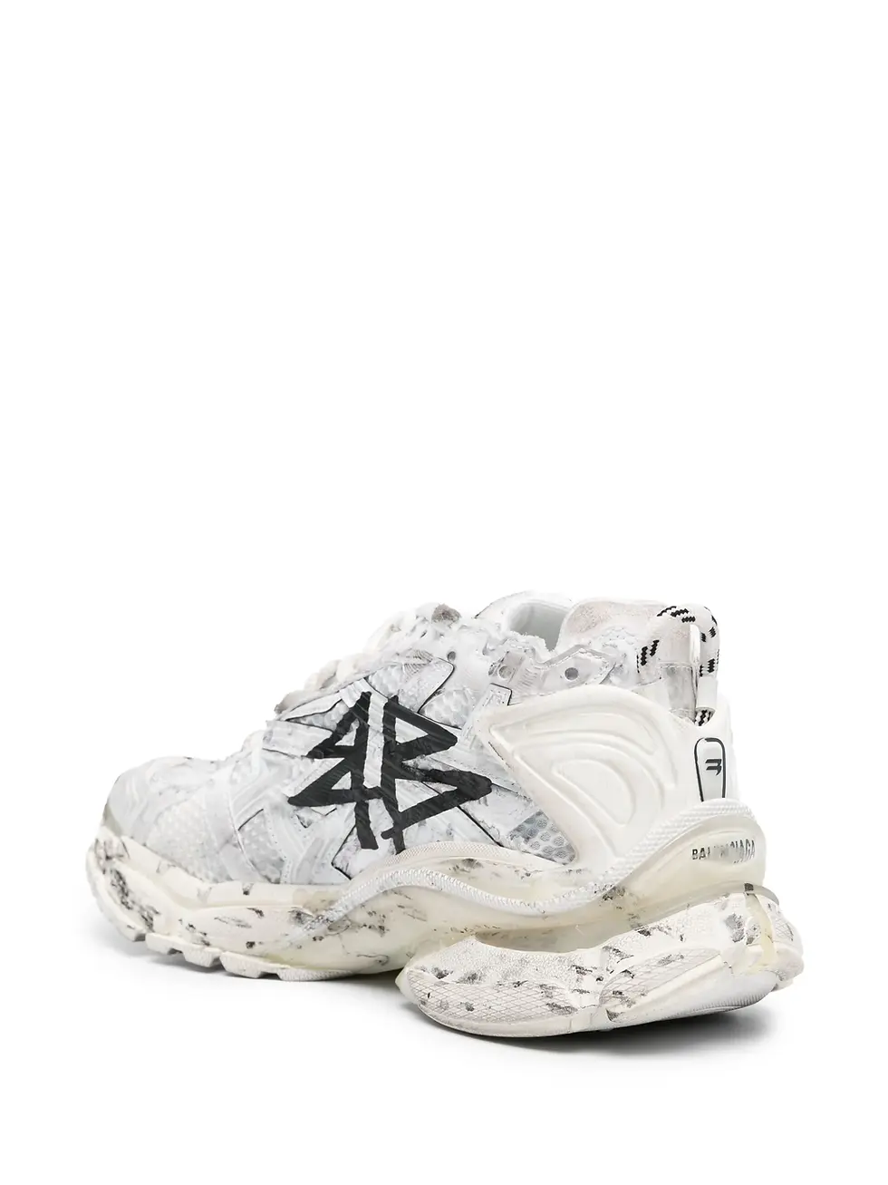 Thumbnail: Balenciaga  Runner Graffiti Sneaker in Black and White
