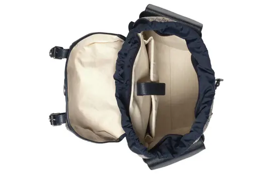 Thumbnail: Gucci Ophidia backpack, interior view of beige lining