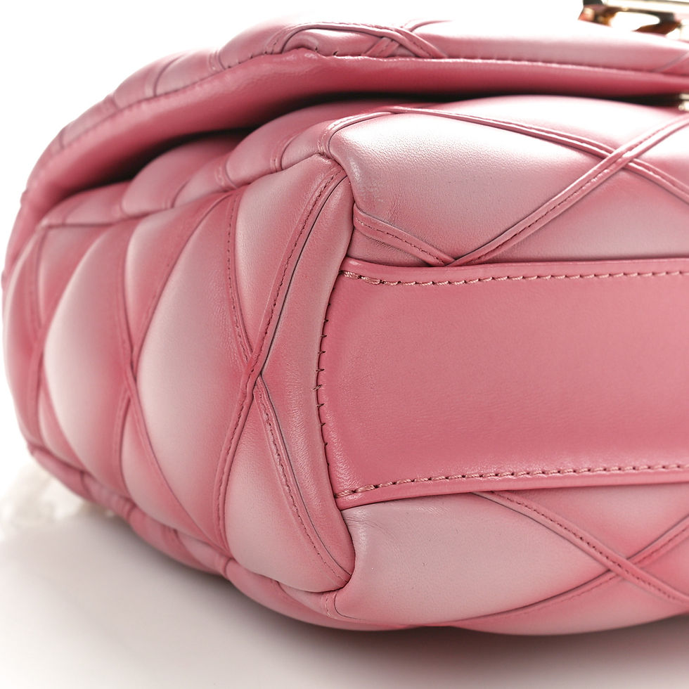 Thumbnail: LV GO-14 PM, quilted side profile with chain strap