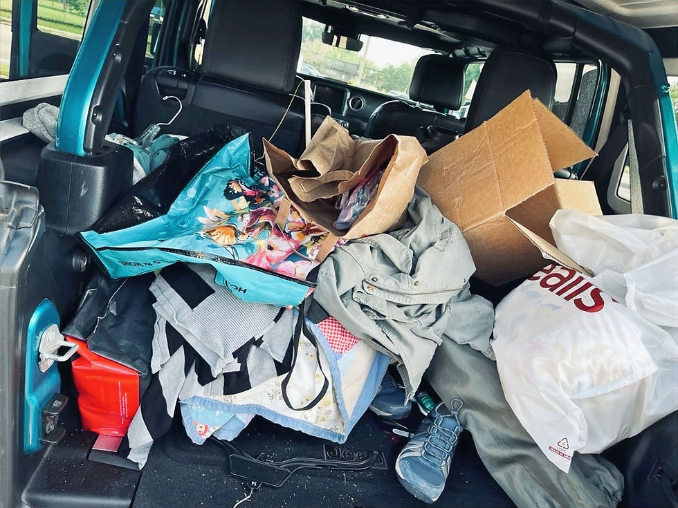 BEFORE: ADHD CLIENT CAR TRUNK
