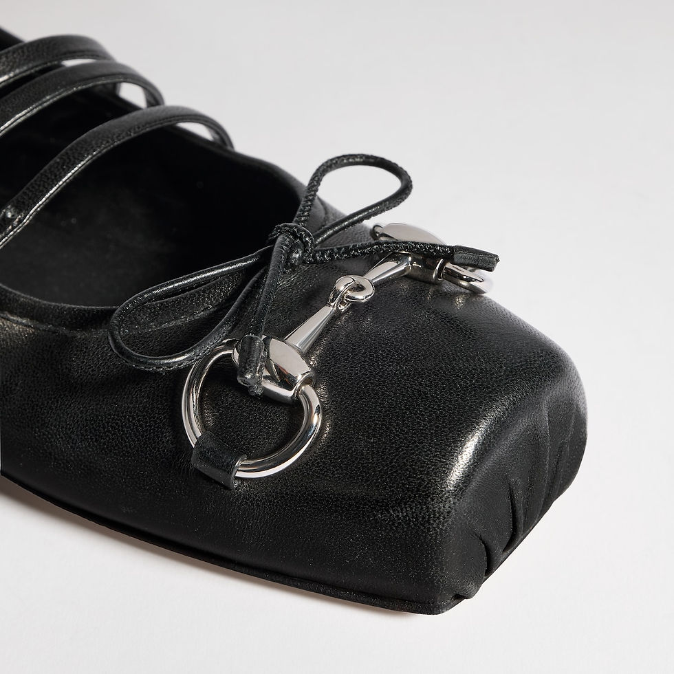 Thumbnail: Women's Gucci Horsebit ballet flat - black leather