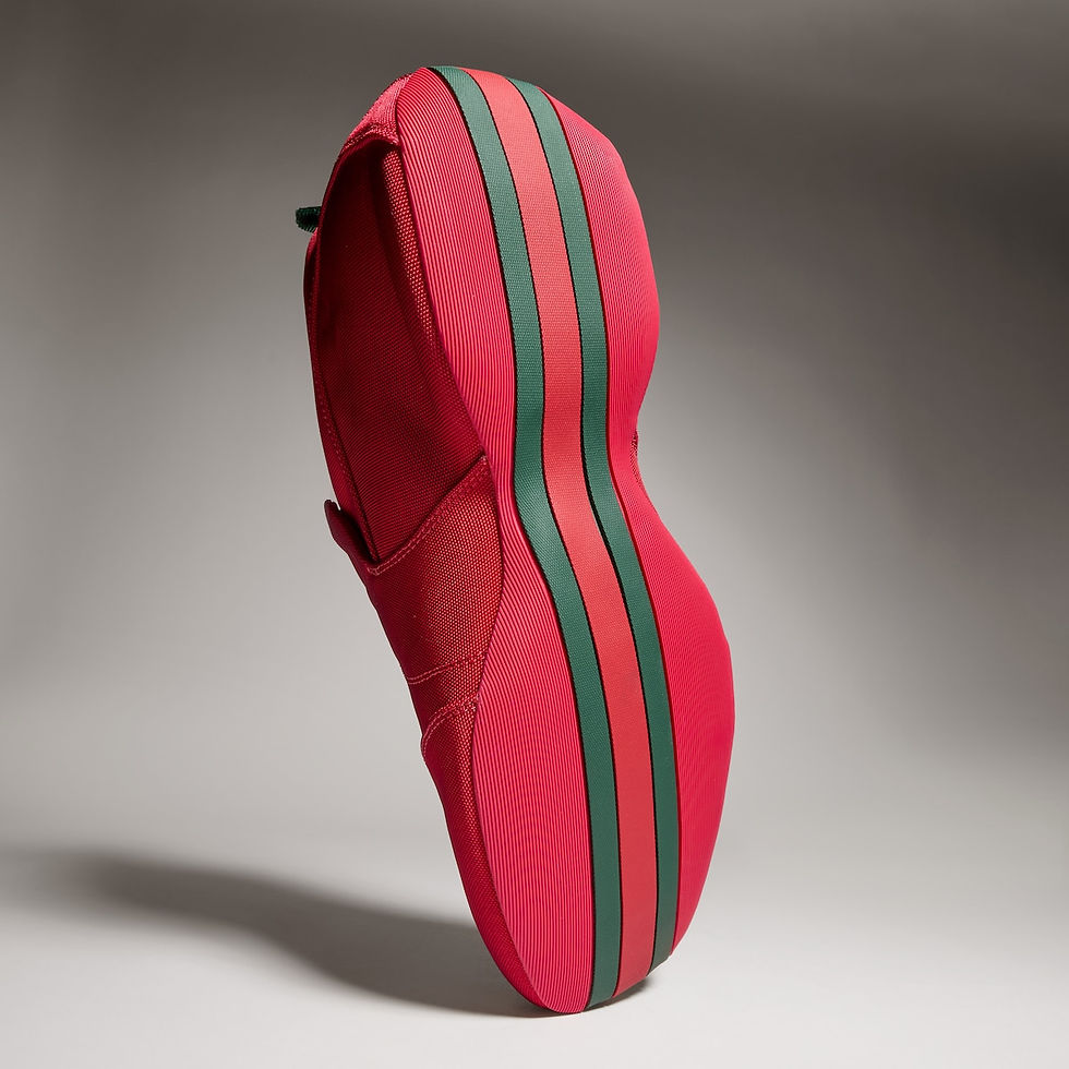 Thumbnail: Gucci Men's Drip sneaker - red nylon