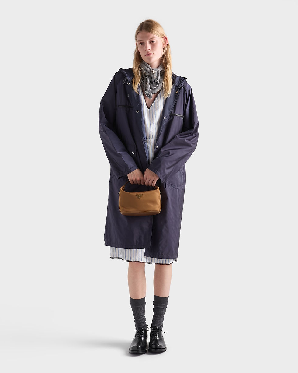 Prada Chérie mini bag in brandy Re-Nylon – view 2