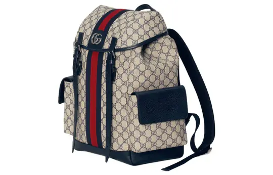 Thumbnail: Gucci Ophidia backpack, back view with adjustable shoulder straps