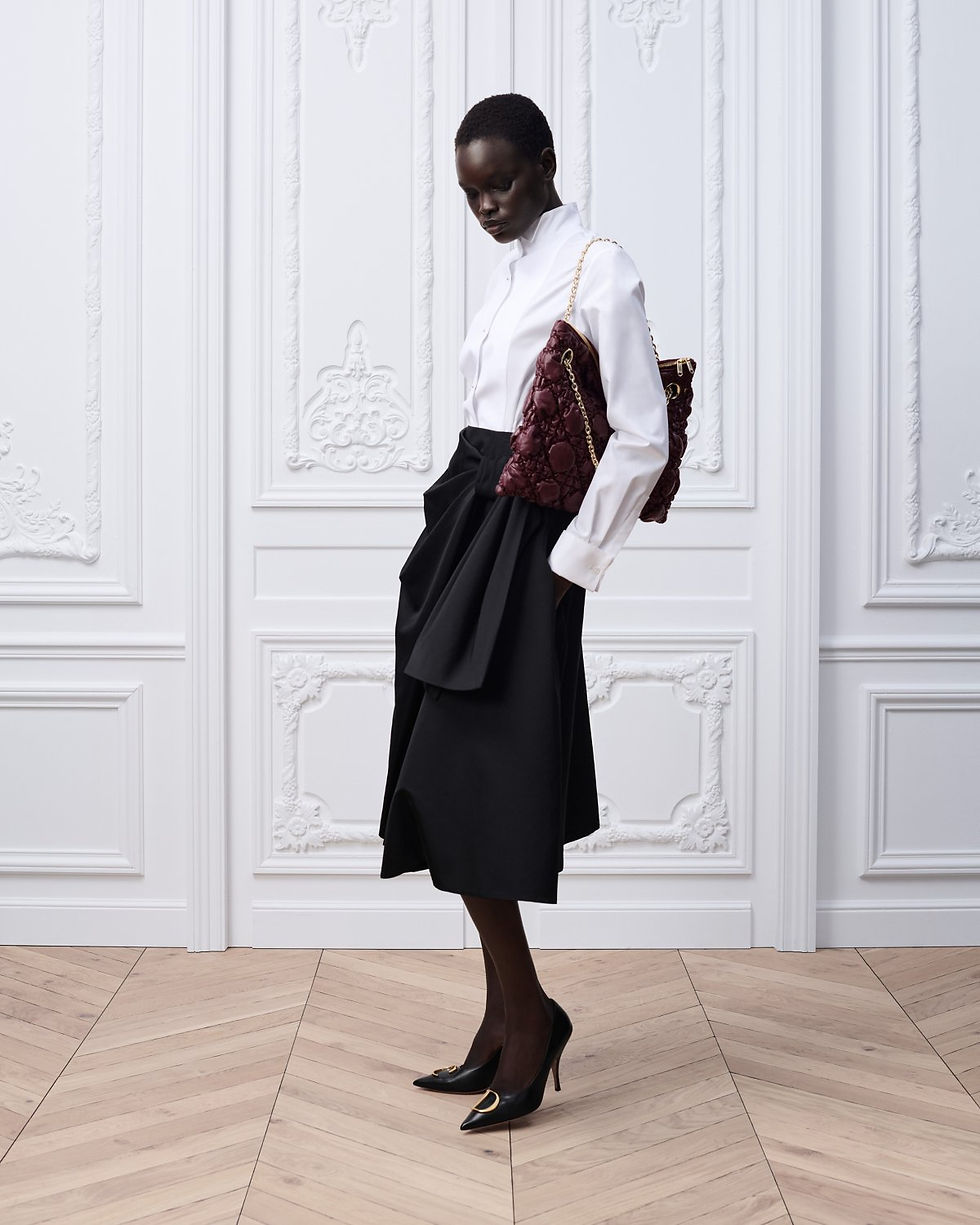 Thumbnail: Dior Medium Milly-La-Forêt bag in red Puffy Macrocannage calfskin – view 7