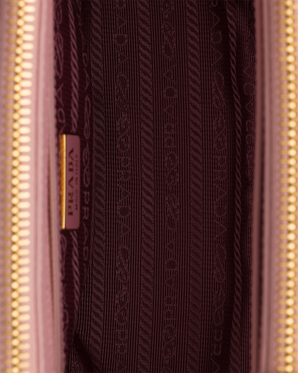 Thumbnail: Prada Galleria elongated mini bag in peach Saffiano leather – view 5