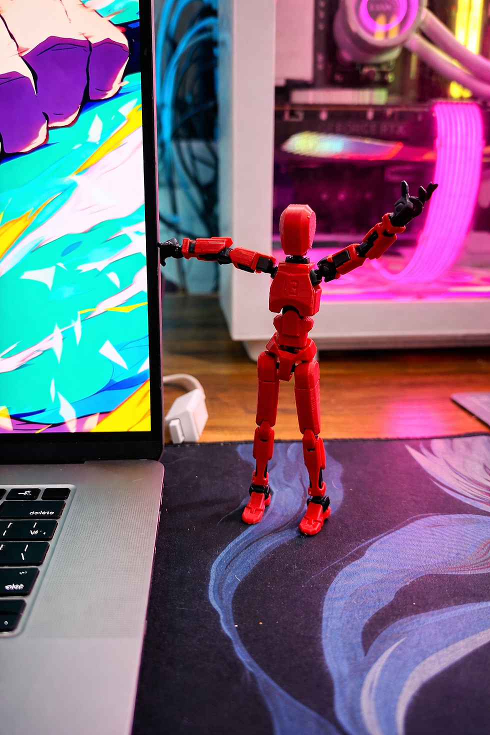 Thumbnail: Action Figure Toys,DIY Assembly Dummy 13 Action Figures,Articulated Joints Robot