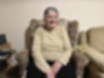 Margaret Shuker, a Christmas Cheer project member, sitting at home, reflecting how Christmas can feel quieter and lonelier for some older people without regular social connection.