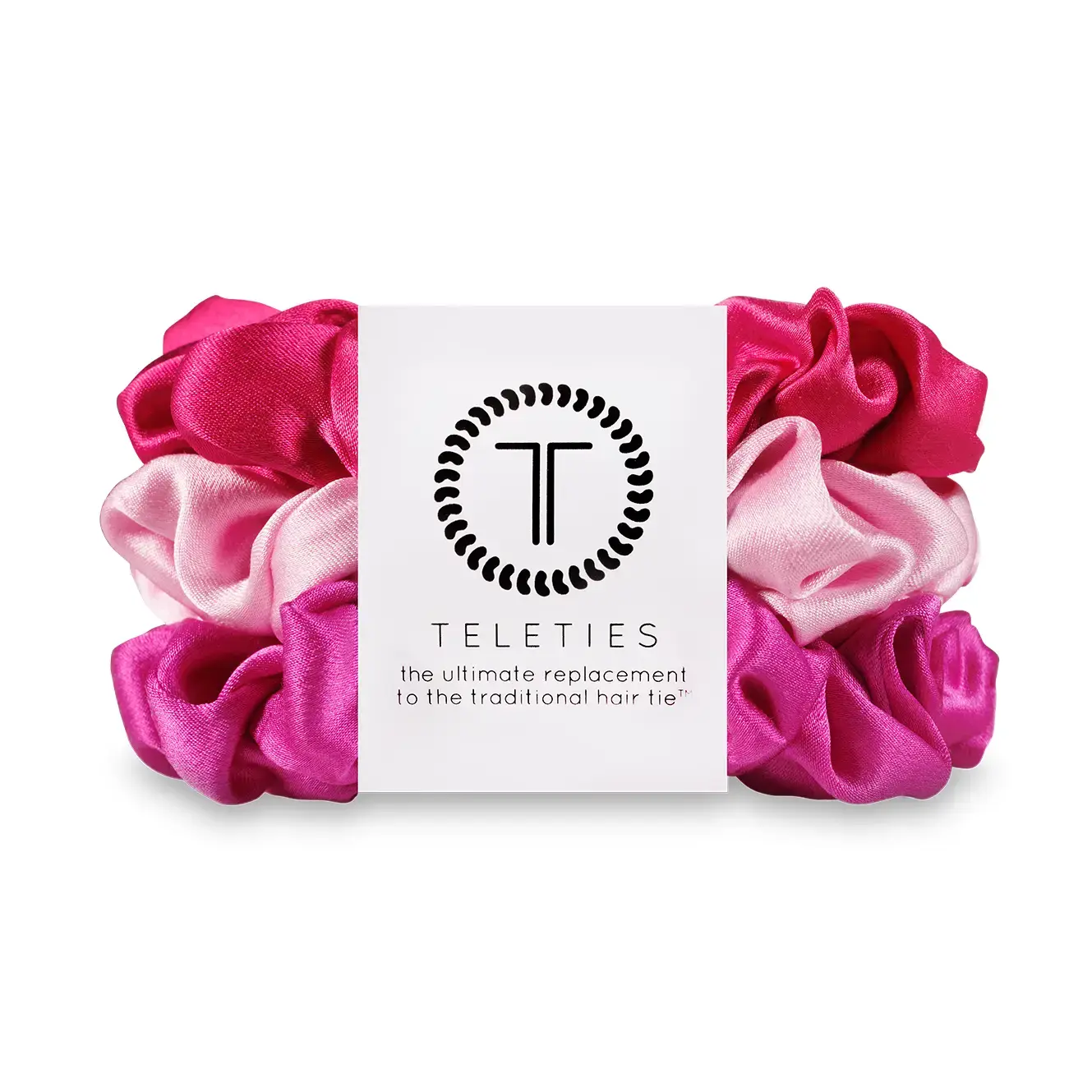 Teleties - Silk Hair Scrunchie | Small | Rose All Day