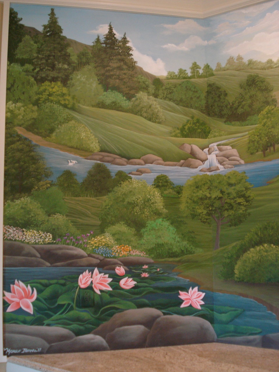 Hindu Temple Mural