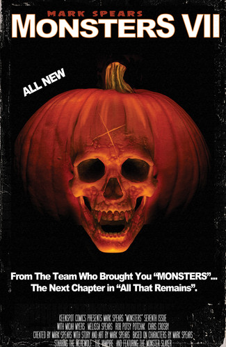 Mark Spears Monsters #7C (Halloween II Homage Variant) | Attix Comics