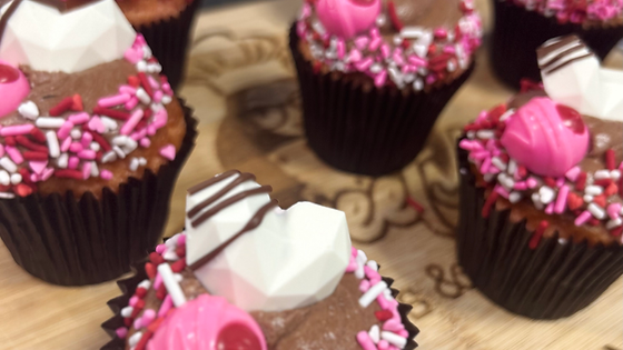 Galentine's Day cupcakes