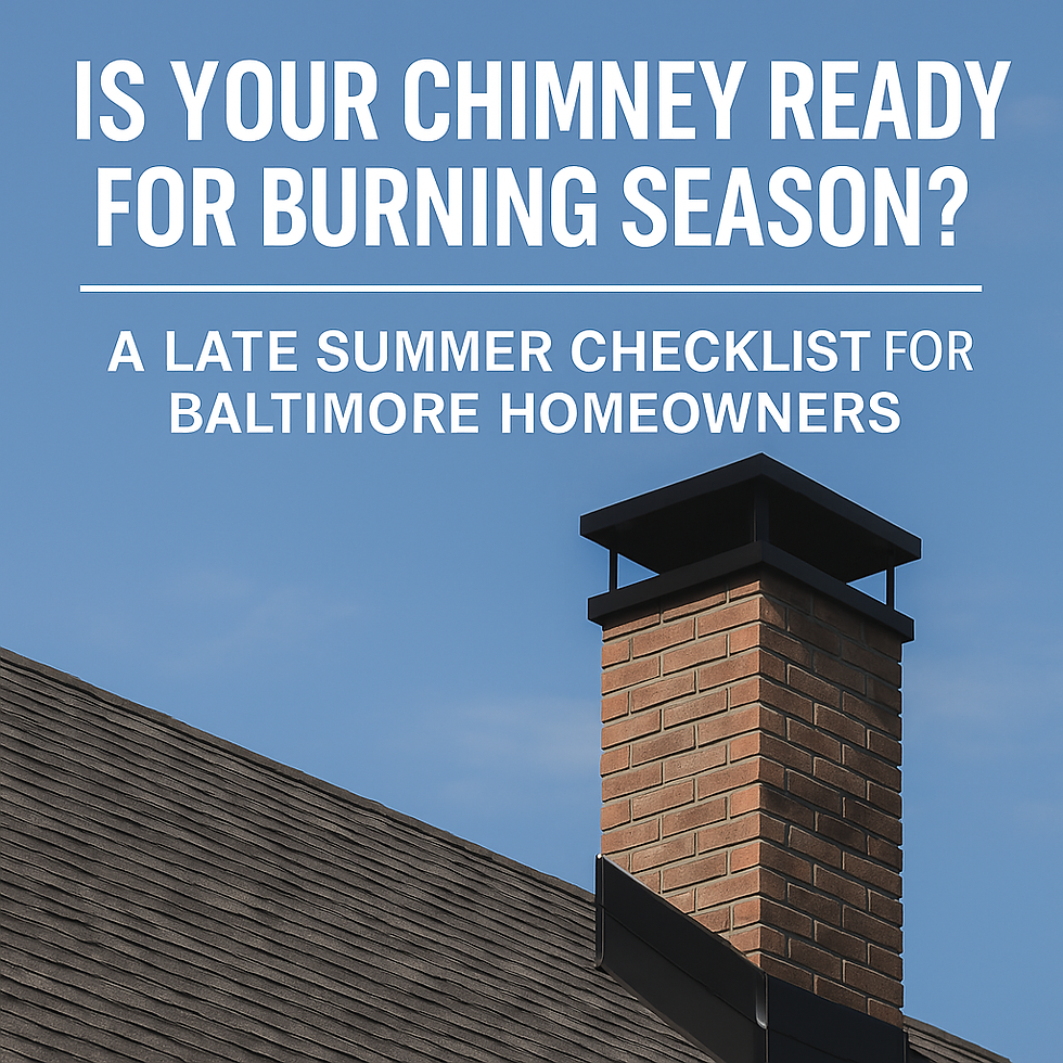 Is Your Chimney Ready for Burning Season? A Late Summer Checklist for Baltimore Homeowners