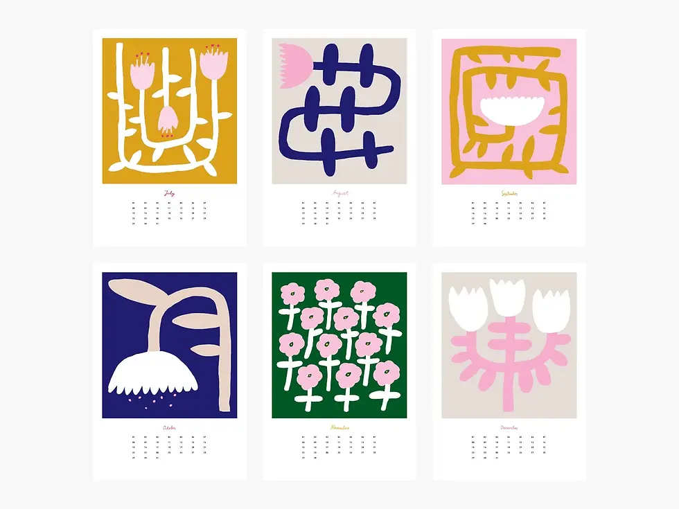 Miniaturbild: A4 Wandkalender von Typealive