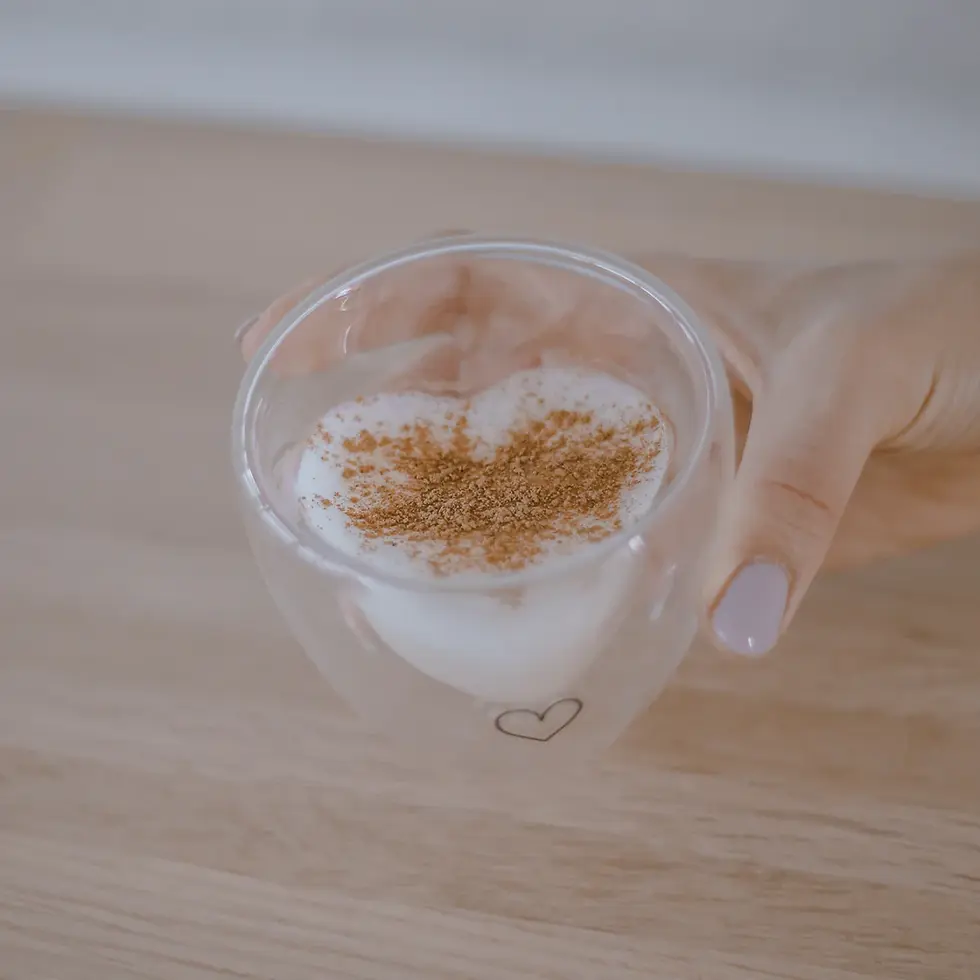 Doppelwandiges Herzglas Herz von Eulenschnitt