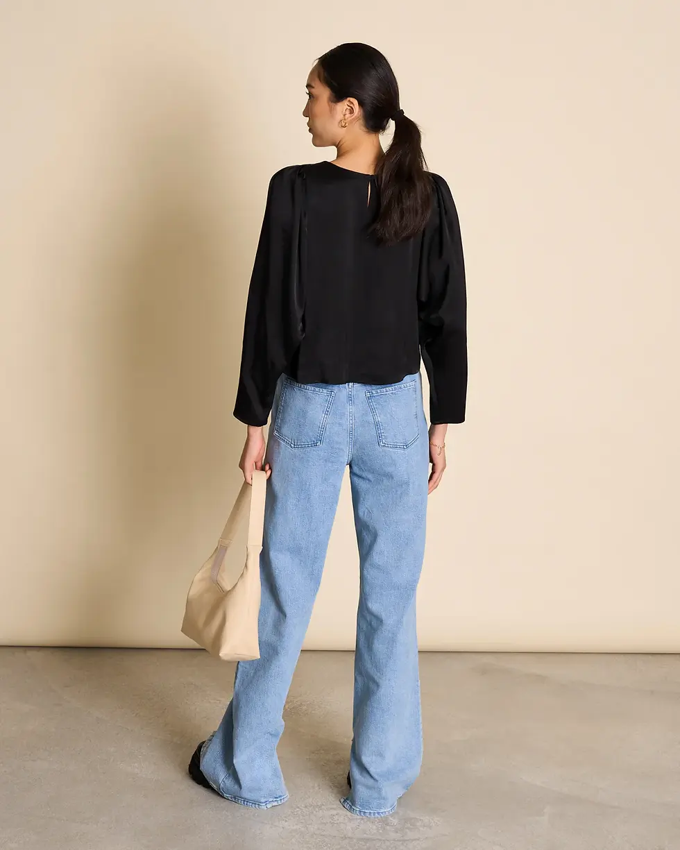Miniaturbild: Blouse ORIVESI in black von JAN 'N JUNE