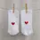 Miniaturbild: Socken weiß Herz von Eulenschnitt