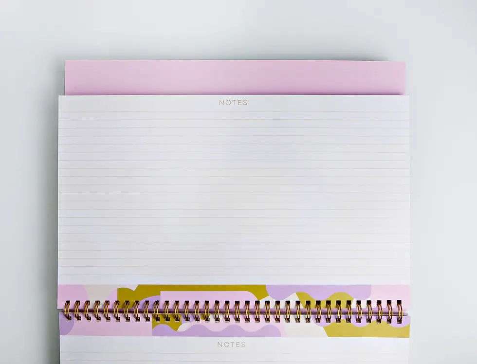 Miniaturbild: Undated Weekly Organiser Book in Flora von The Completist