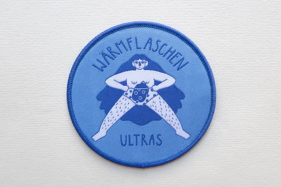 Aufnäher Wärmflaschen Ultras von Annika Le Large