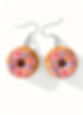 Donut earrings