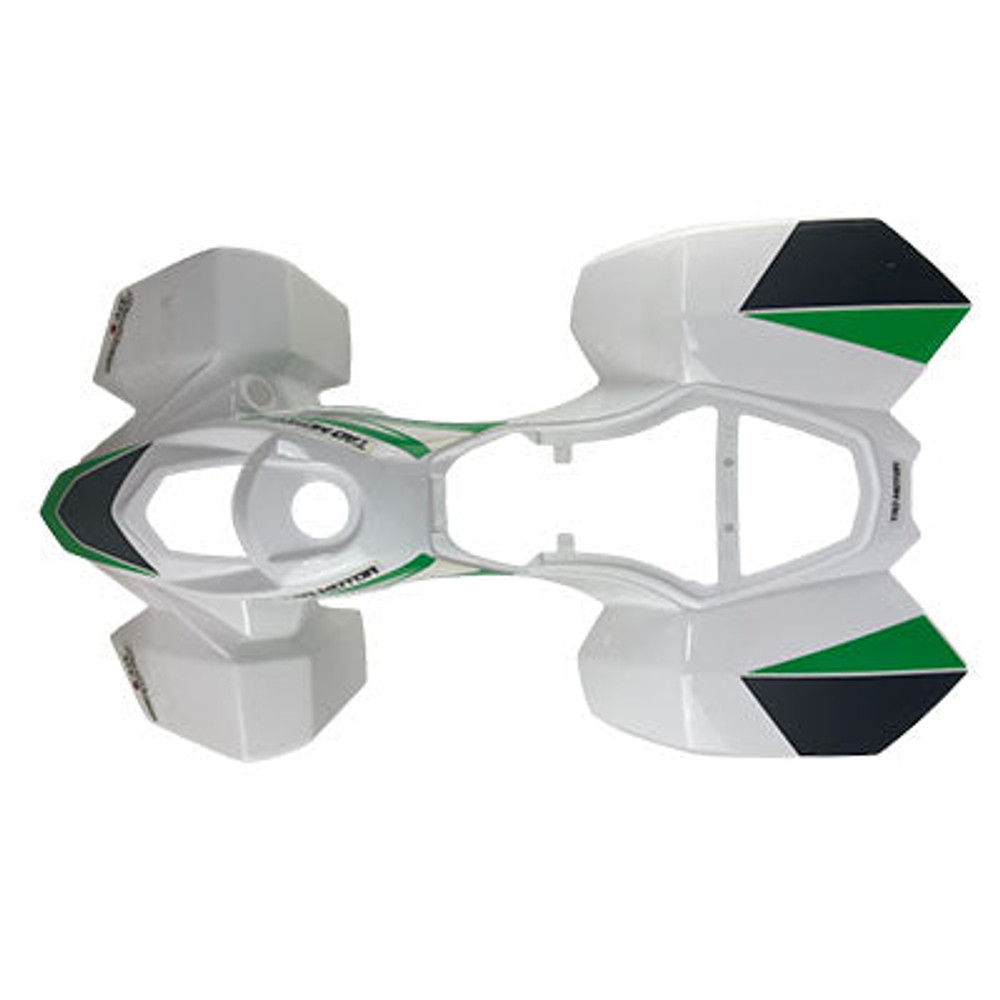 ATV Body Fender Kit - 1 Piece - White - Tao Tao E2 350 and E2 500 Electric ATV