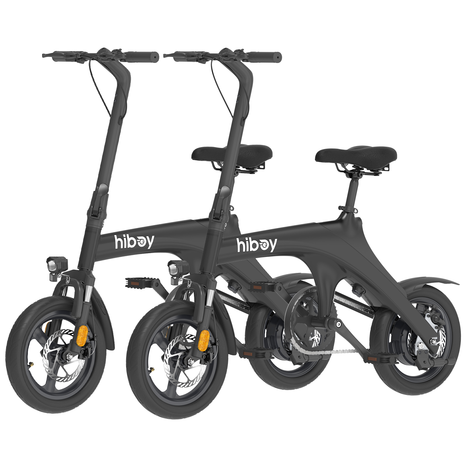 Hiboy C1 Folding Electric Bike - 2-Pack Black