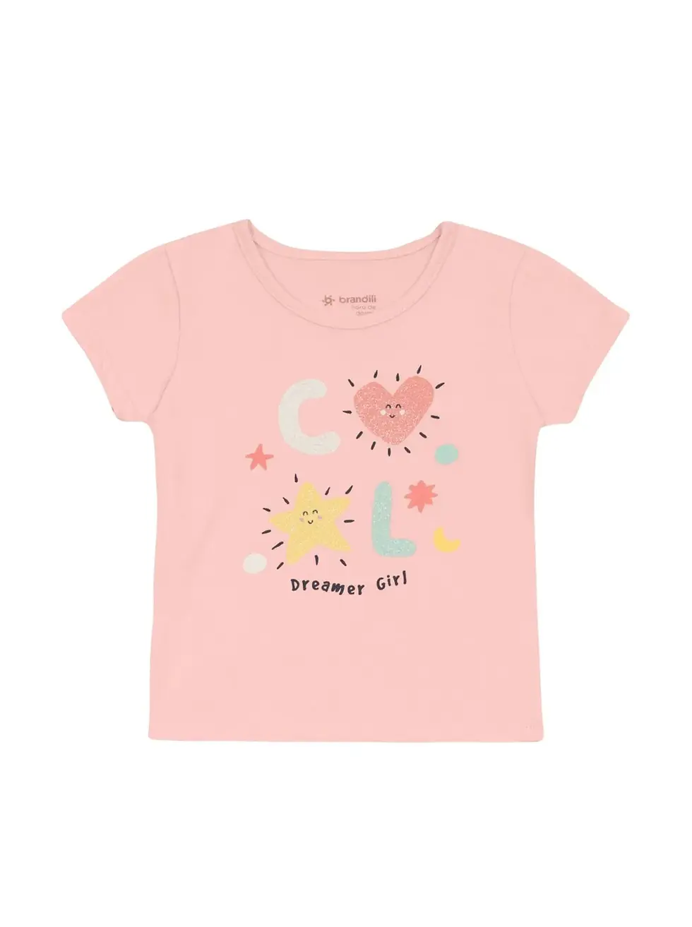 Miniatura: Pijama infantil menina colorido com brilho Brandili