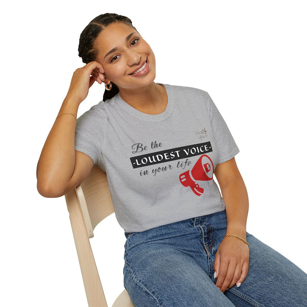 Thumbnail: Be The Loudest Voice In Your Life Shirt – Empowerment Megaphone Tee | Plum & Gra