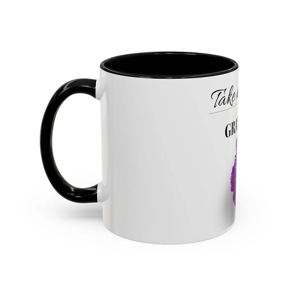 Thumbnail: Take A Moment Of Gratitude Accent Coffee Mug (11 oz) #3