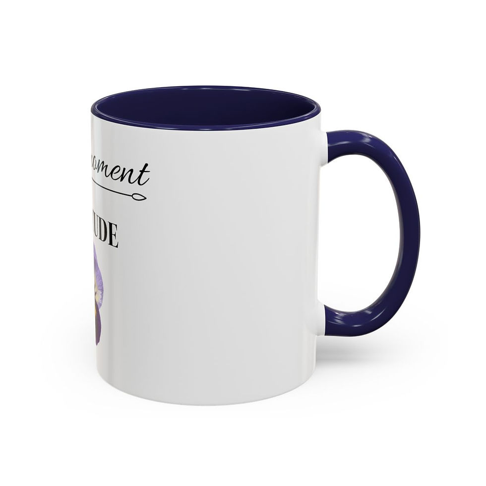 Thumbnail: Take A Moment Of Gratitude Accent Coffee Mug (11 oz) #2