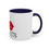 Thumbnail: Kiss My Grits, Accent Coffee Mug (11 oz)