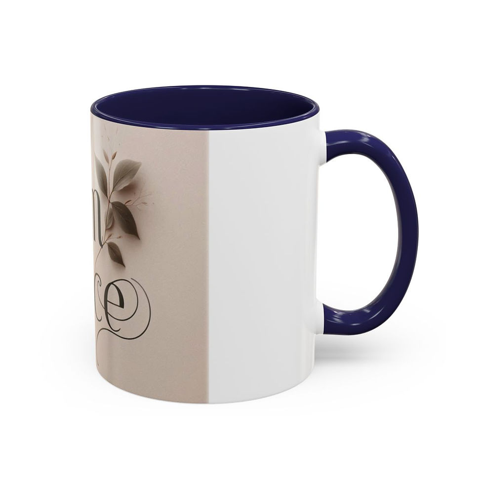 Thumbnail: Plum and Grace Accent Coffee Mug 11 ounces