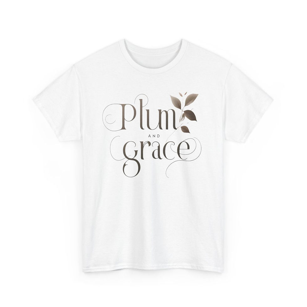 Thumbnail: Plum and Grace Heavy Cotton women Tshirt