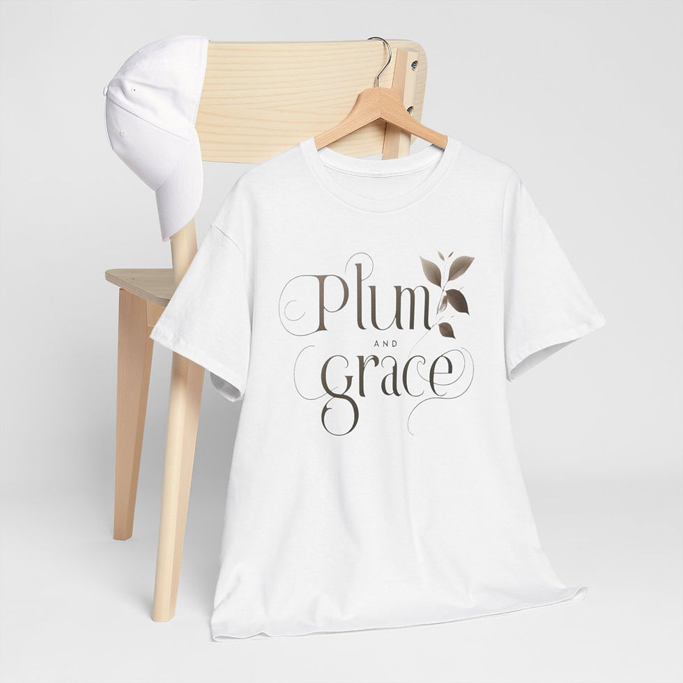 Thumbnail: Plum and Grace Heavy Cotton women Tshirt