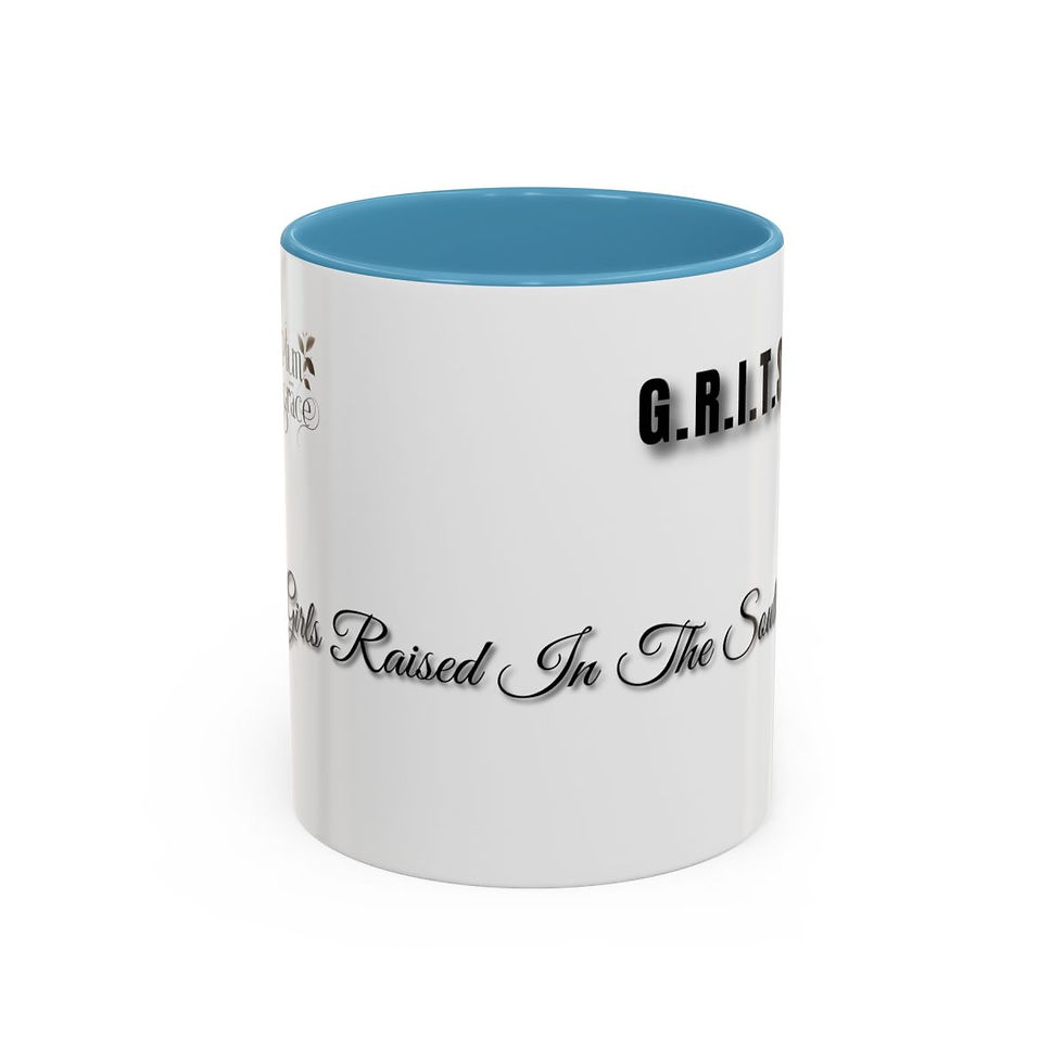 Thumbnail: GRITS Coffee Mug – Girls Raised In The South | 11oz Accent Ceramic Mug