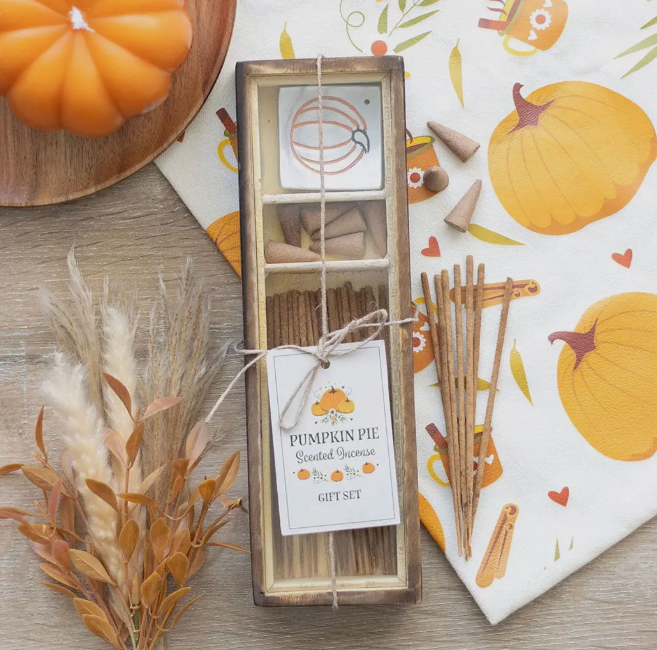 Pumpkin Pie Autumn Incense Gift Set