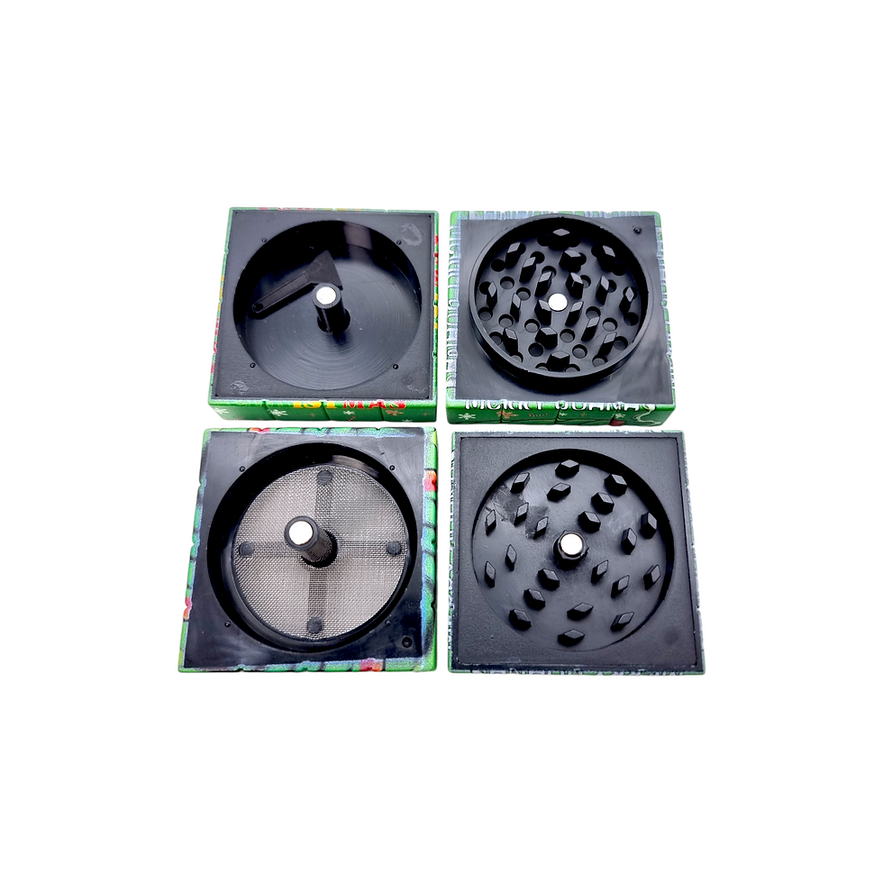 Thumbnail: Limited Edition Christmast Cube Herb Grinder