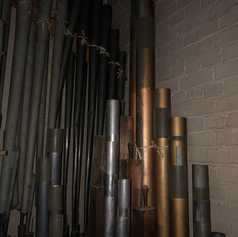 West Organ - Swell pipework