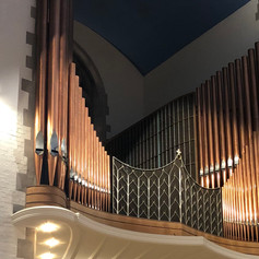 West Organ - copper facade